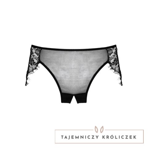 Dreamgirl Lavish Allure majtki siateczkowe z koronką bez części w kroku Allure