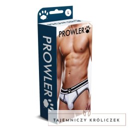 Prowler Brief XS - majtki na paskach, otwarty tył, czarno-białe Prowler