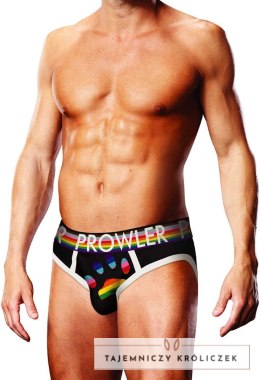 Prowler Figi Paw S czarne z tęczowym logo, komfortowe Prowler