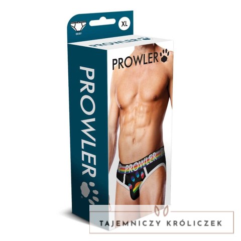 Prowler Figi męskie Paw XL czarne z wzorem Pride Prowler