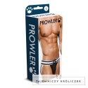 Prowler Jock Strap XS - dwukolorowy pas, otwarty tył, logo Prowler