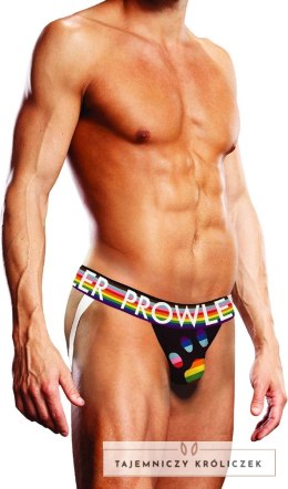 Prowler Jockstrap PAW XL czarny z paskami Progress Pride Prowler