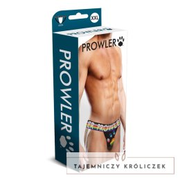 Prowler Majtki męskie XXL, paski Progress Pride, otwarty tył Prowler