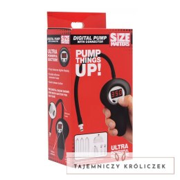 XR Brands Size Matters - Elektryczna pompka cyfrowa do stymulacji sutkow XR Brands