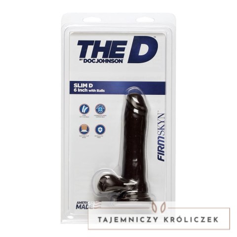 Doc Johnson Slim D ULTRASKYN 15 cm - model anatomiczny podwojnej gęstości Doc Johnson
