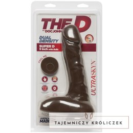 Doc Johnson Super D 22 cm model z przyssawką dwugęstościowy ULTRASKYN Doc Johnson