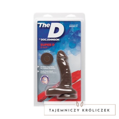 Doc Johnson Super D z przyssawką 15 cm dwugęstościowy ULTRASKYN Doc Johnson