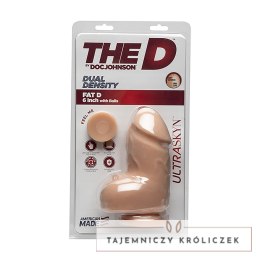 Doc Johnson The D Fat D 15 cm - model anatomiczny z przyssawką ULTRASKYN Doc Johnson