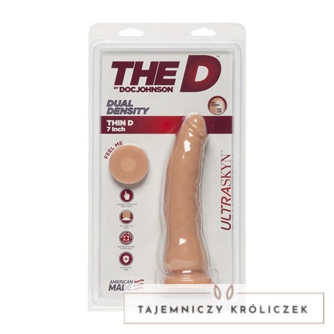 Doc Johnson Thin D 18 cm model o smukłej konstrukcji, ULTRASKYN Doc Johnson