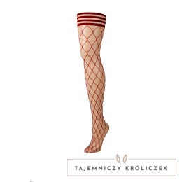Kixies Claudia Pończochy siateczkowe duża oczka czarne B Kix\'ies