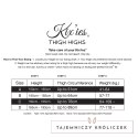 Kix'ies Danielle C - Czarne pończochy samonośne z matowej mikrofibry Kix\'ies