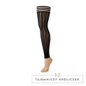Kixies Lindsay B Pończochy samonośne w paski, bezstopniowe Kix\'ies
