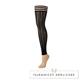 Kixies Lindsay C Pończochy samonośne w paski - rozmiar uniwersalny Kix\'ies