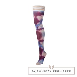 Kixies Madisen C podkolanowki tie-dye, antypoślizgowe, kolorowe Kix\'ies