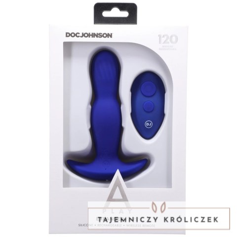 Doc Johnson A-Play Expander silikonowy korek z pilotem, funkcja rozszerzania Doc Johnson