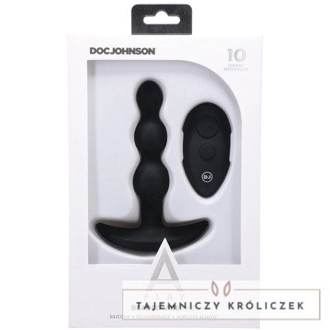 Doc Johnson A-Play Shaker silikonowy korek z pilotem bezprzewodowym Doc Johnson