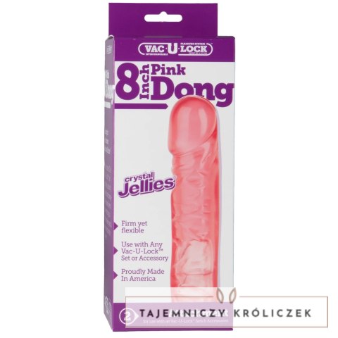 Doc Johnson Classic Crystal 20 cm - Transparentny model z przyssawką Doc Johnson