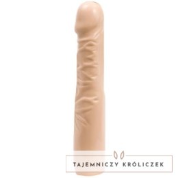 Doc Johnson Cock Master 25 cm - nakładka powiększająca, PVC, biała Doc Johnson