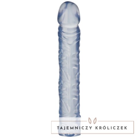 Doc Johnson Crystal Jellies Classic 25 cm elastyczny model przezroczysty Doc Johnson
