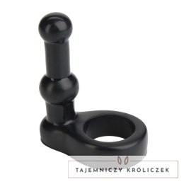 Doc Johnson Double Dip 2 silikonowy podwojny korek czarny 15,5 cm Doc Johnson