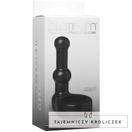 Doc Johnson Double Dip 2 silikonowy podwojny korek czarny 15,5 cm Doc Johnson