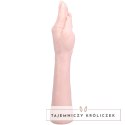Doc Johnson Hand Model 16 - anatomiczna dłoń, elastyczna, biała Doc Johnson