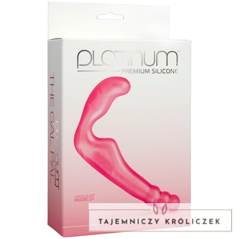 Doc Johnson Platinum Strapless System silikonowy rożowy 16,5 cm Doc Johnson