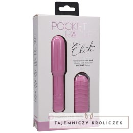 Doc Johnson Pocket Rocket Elite Mini Model Silikonowy 10cm Rożowy Doc Johnson