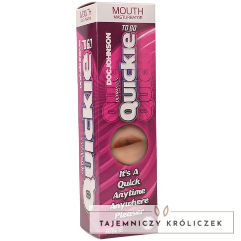 Doc Johnson Quickies To Go ULTRASKYN - model usta, kompaktowy rozmiar Doc Johnson