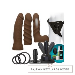 Doc Johnson Vac-U-Lock Zestaw Dual Density ULTRASKYN z pilotem i środkami czyszczącymi Doc Johnson
