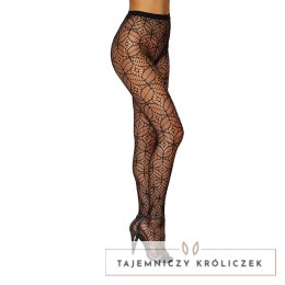 Dreamgirl Abstract Knitted Rajstopy z Motywem Diamentow Uniwersalne Dreamgirl