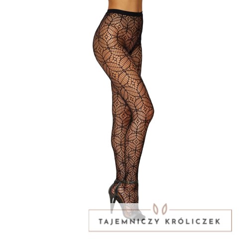Dreamgirl Abstract Knitted Rajstopy z Motywem Diamentow Uniwersalne Dreamgirl