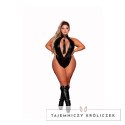 Dreamgirl Body Plus Size z elementami skoropodobnymi i biczem Dreamgirl
