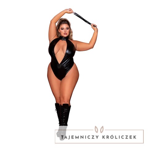 Dreamgirl Body Plus Size z elementami skoropodobnymi i biczem Dreamgirl