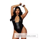 Dreamgirl Body Plus Size z kłodkami i paskami na nadgarstki Dreamgirl