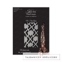 Kixies Elle D - Pończochy z diamentową siateczką, wysoki stan Kix\'ies