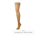 Kixies Jenny C Pończochy do uda Champagne z systemem antypoślizgowym Kix\'ies