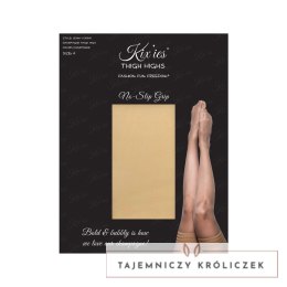 Kixies Jenny Pończochy samonośne Champagne z antypoślizgową powłoką Kix\'ies