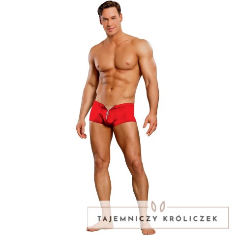 Male Power Nylon Spandex szorty z zamkiem L/XL czarne Male Power