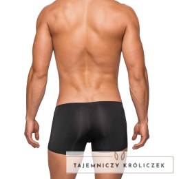 Male Power Seamless Sleek S szorty męskie z niskim stanem czarne Male Power