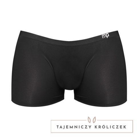 Male Power Seamless Sleek S szorty męskie z niskim stanem czarne Male Power