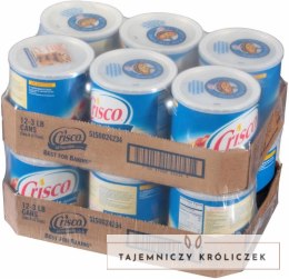 Crisco Roślinny żel intymny 1360g x12 - długotrwała formuła na bazie tłuszczu Crisco