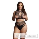 Le Desir Komplet Top i Figi Plus Size kabaretka XL-4XL czarny Le Désir by Shots