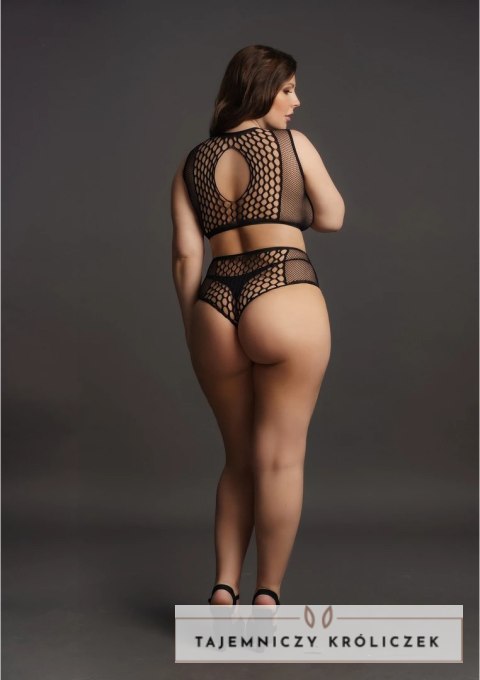 Le Desir Komplet Top i Figi Plus Size kabaretka XL-4XL czarny Le Désir by Shots