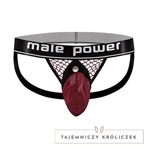 Male Power Cock Pit Net Elastyczne Majtki z Kieszenią i Otwartym Tyłem L Male Power