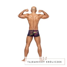 Male Power Heart Breaker Mini szorty S tęczowe elastyczne Male Power