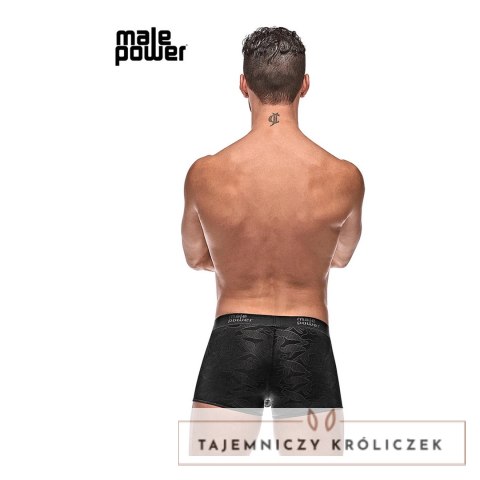 Male Power Impressions Mini szorty S wysoki stan elastyczne czarne Male Power