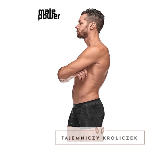 Male Power Impressions Mini szorty S wysoki stan elastyczne czarne Male Power