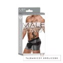 Male Power Iron Clad Szorty XL z siateczną kieszenią czarne Male Power