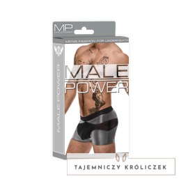Male Power Iron Clad Szorty XL z siateczną kieszenią czarne Male Power